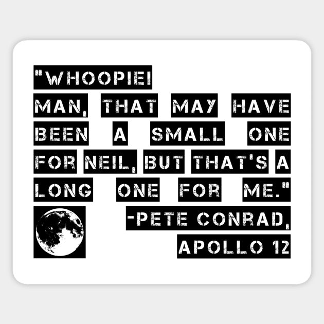 Apollo 12: Pete Conrad Sticker by photon_illustration